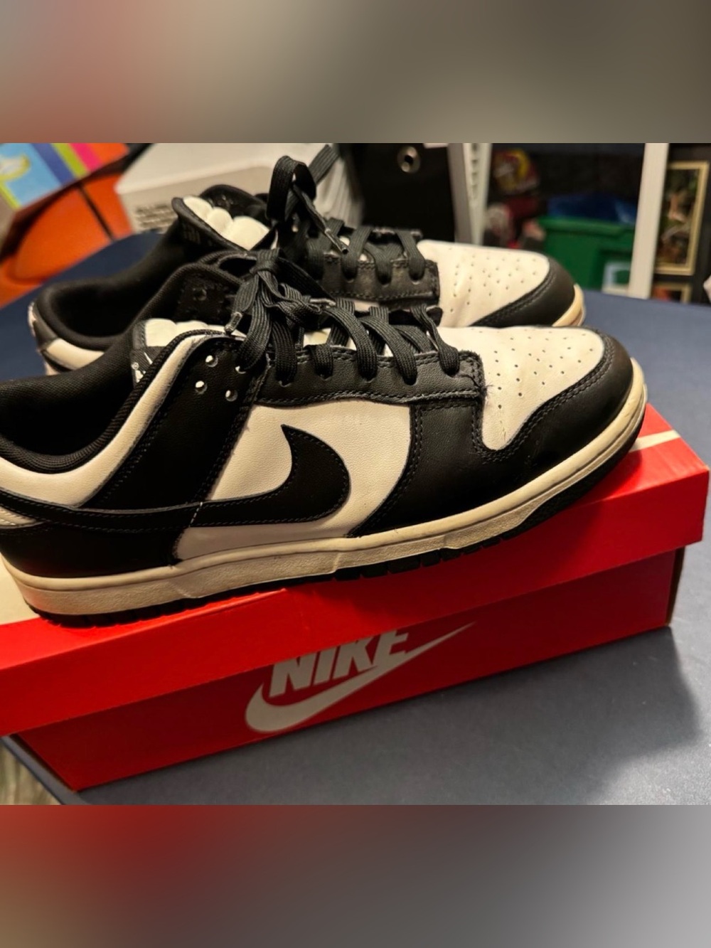 Nike Men’s Black/White Low-Top Sneakers